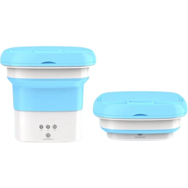 Mini Lave Linge Pliable Bleu Mini Lave Linge Pliable Bleu